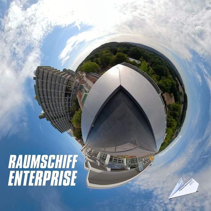 360 Grad Ruhruni Bochum Raumschiff Enterprise TIny Planet 